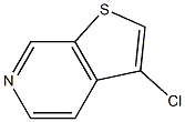 3-chlorothieno[2,3-c]pyridine 结构式