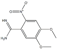 4,5-dimethoxy-2-nitrobenzamidine 结构式