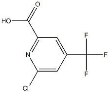 6-chloro-4-(trifluoromethyl)picolinic acid 结构式