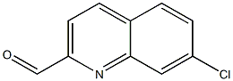 7-chloroquinoline-2-carbaldehyde 结构式