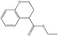 ethyl 3,4-dihydro-2H-chromene-4-carboxylate 结构式