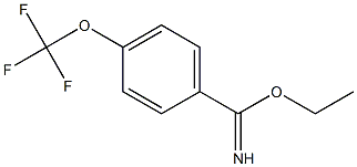 ethyl 4-(trifluoromethoxy)benzoimidate 结构式