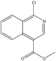 methyl 1-chloroisoquinoline-4-carboxylate 结构式
