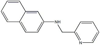 N-((pyridin-2-yl)methyl)naphthalen-2-amine 结构式