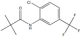 N-(2-chloro-5-(trifluoromethyl)phenyl)pivalamide 结构式