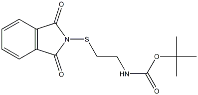 tert-butyl 2-(1,3-dioxoisoindolin-2-ylthio)ethylcarbamate 结构式