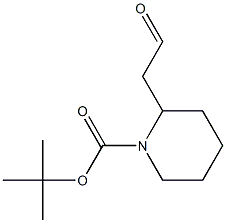 tert-butyl 2-(formylmethyl)piperidine-1-carboxylate 结构式