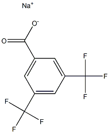 Sodium 3,5-bis(trifluoromethyl)benzoate 10% solution 结构式