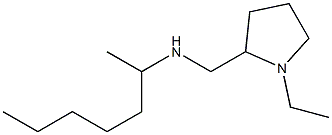 [(1-ethylpyrrolidin-2-yl)methyl](heptan-2-yl)amine 结构式