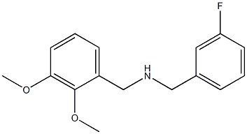 [(2,3-dimethoxyphenyl)methyl][(3-fluorophenyl)methyl]amine 结构式