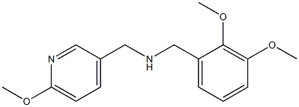 [(2,3-dimethoxyphenyl)methyl][(6-methoxypyridin-3-yl)methyl]amine 结构式