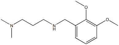 [(2,3-dimethoxyphenyl)methyl][3-(dimethylamino)propyl]amine 结构式