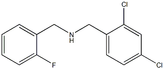 [(2,4-dichlorophenyl)methyl][(2-fluorophenyl)methyl]amine 结构式