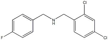 [(2,4-dichlorophenyl)methyl][(4-fluorophenyl)methyl]amine 结构式