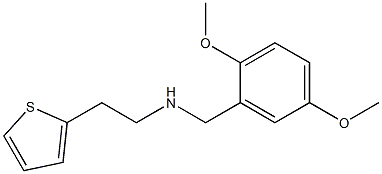 [(2,5-dimethoxyphenyl)methyl][2-(thiophen-2-yl)ethyl]amine 结构式