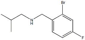 [(2-bromo-4-fluorophenyl)methyl](2-methylpropyl)amine 结构式