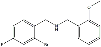 [(2-bromo-4-fluorophenyl)methyl][(2-methoxyphenyl)methyl]amine 结构式