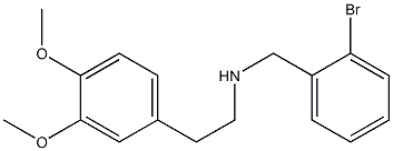 [(2-bromophenyl)methyl][2-(3,4-dimethoxyphenyl)ethyl]amine 结构式