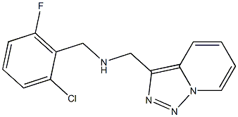 [(2-chloro-6-fluorophenyl)methyl]({[1,2,4]triazolo[3,4-a]pyridin-3-ylmethyl})amine 结构式