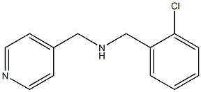 [(2-chlorophenyl)methyl](pyridin-4-ylmethyl)amine 结构式