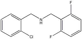 [(2-chlorophenyl)methyl][(2,6-difluorophenyl)methyl]amine 结构式