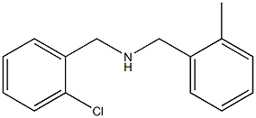 [(2-chlorophenyl)methyl][(2-methylphenyl)methyl]amine 结构式