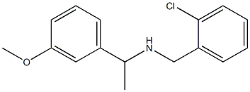 [(2-chlorophenyl)methyl][1-(3-methoxyphenyl)ethyl]amine 结构式