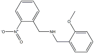 [(2-methoxyphenyl)methyl][(2-nitrophenyl)methyl]amine 结构式