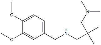 [(3,4-dimethoxyphenyl)methyl]({2-[(dimethylamino)methyl]-2-methylpropyl})amine 结构式