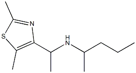 [1-(2,5-dimethyl-1,3-thiazol-4-yl)ethyl](pentan-2-yl)amine 结构式