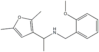 [1-(2,5-dimethylfuran-3-yl)ethyl][(2-methoxyphenyl)methyl]amine 结构式