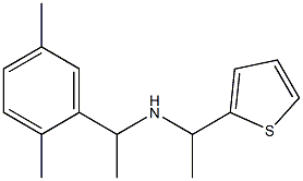 [1-(2,5-dimethylphenyl)ethyl][1-(thiophen-2-yl)ethyl]amine 结构式