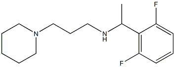 [1-(2,6-difluorophenyl)ethyl][3-(piperidin-1-yl)propyl]amine 结构式