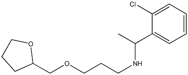 [1-(2-chlorophenyl)ethyl][3-(oxolan-2-ylmethoxy)propyl]amine 结构式