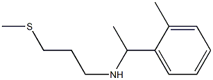 [1-(2-methylphenyl)ethyl][3-(methylsulfanyl)propyl]amine 结构式