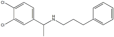 [1-(3,4-dichlorophenyl)ethyl](3-phenylpropyl)amine 结构式