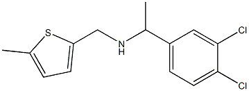 [1-(3,4-dichlorophenyl)ethyl][(5-methylthiophen-2-yl)methyl]amine 结构式