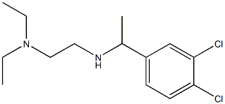 [1-(3,4-dichlorophenyl)ethyl][2-(diethylamino)ethyl]amine 结构式