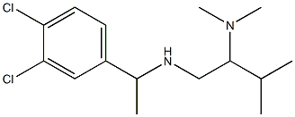[1-(3,4-dichlorophenyl)ethyl][2-(dimethylamino)-3-methylbutyl]amine 结构式