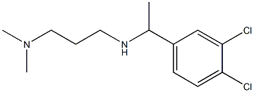 [1-(3,4-dichlorophenyl)ethyl][3-(dimethylamino)propyl]amine 结构式