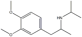 [1-(3,4-dimethoxyphenyl)propan-2-yl](propan-2-yl)amine 结构式