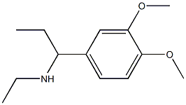 [1-(3,4-dimethoxyphenyl)propyl](ethyl)amine 结构式