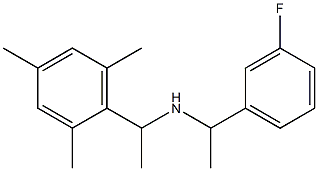 [1-(3-fluorophenyl)ethyl][1-(2,4,6-trimethylphenyl)ethyl]amine 结构式