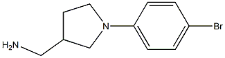 [1-(4-bromophenyl)pyrrolidin-3-yl]methylamine 结构式