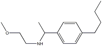 [1-(4-butylphenyl)ethyl](2-methoxyethyl)amine 结构式