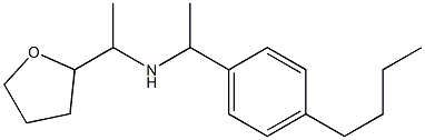 [1-(4-butylphenyl)ethyl][1-(oxolan-2-yl)ethyl]amine 结构式