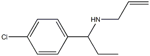 [1-(4-chlorophenyl)propyl](prop-2-en-1-yl)amine 结构式