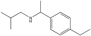 [1-(4-ethylphenyl)ethyl](2-methylpropyl)amine 结构式