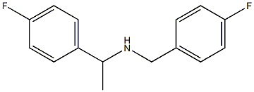 [1-(4-fluorophenyl)ethyl][(4-fluorophenyl)methyl]amine 结构式