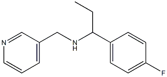 [1-(4-fluorophenyl)propyl](pyridin-3-ylmethyl)amine 结构式